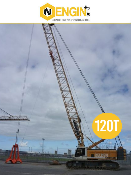 Grue sur chenilles 120 Tonnes
