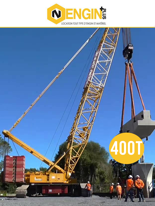 Grue sur chenilles 400 Tonnes